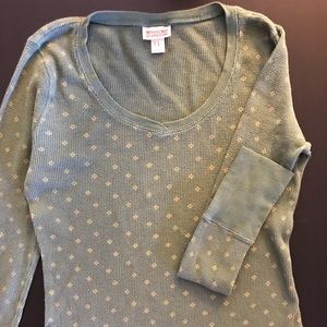 Mossimo thermal long-sleeve tee.